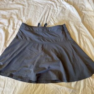 Athleta Size 2 Flare Skort Gray Women's Nylon Hiking